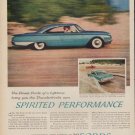 1960 Ford Thunderbird "Spirited Performance" Ad