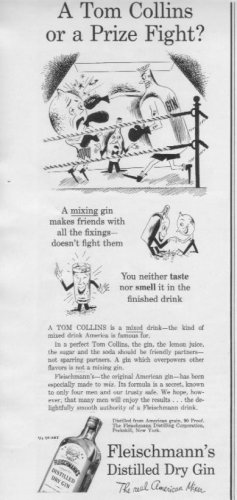 1937 Fleischmann's Distilled Dry Gin Ad