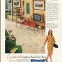 1961 Congoleum-Nairn Ad "smart woman's Styling secret"