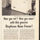 1953 Deepfreeze Ad "How you eat"