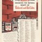 1953 Olympic Stain Ad "Redwood and Red Cedar"