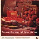 1961 Sure-Jell Ad "rosy-rich flavor"