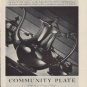 1937 Community Plate Ad "Georgian Design"