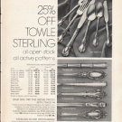 1976 Bon Marche Ad "Towle Sterling"
