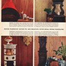 1961 Georgia-Pacific Ad "Room-warming guide"