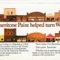 1976 Ameritone Paint Ad "turn Weed into a flower"