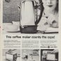 1960 GE Coffee Maker "Peek-A-Brew" Ad