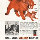 1958 Allied Van Lines Ad "Dependable Moving"