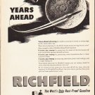 1953 Richfield Gasoline Ad "Years Ahead"