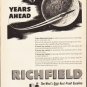 1953 Richfield Gasoline Ad "Years Ahead"