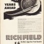 1953 Richfield Gasoline Ad "Years Ahead"