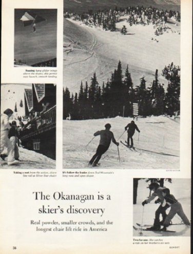 1976 Okanagan Article "skier's discovery"