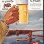 1958 Schlitz Beer Ad "Move up"