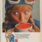1967 Campbell's Tomato Soup Ad "The Skier"
