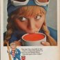 1967 Campbell's Tomato Soup Ad "The Skier"