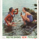 1961 Coca-Cola Ad "What a Refreshing New Feeling"