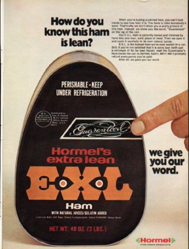 1976 Hormel Ad "How do you know"