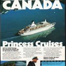 1976 Princess Cruises Ad "Alaska - Canada"