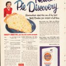 1953 Betty Crocker Ad "Newest Pie Discovery"
