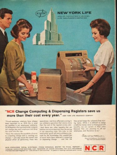1962 NCR Registers Ad "Change Computing"