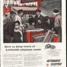 1958 Automatic Electric Ad "How to keep track"