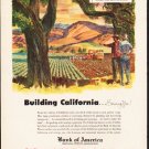 1953 Bank of America Ad "Building California"