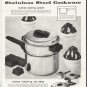 1958 Flint Cookware Ad "makes eating great"