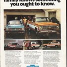 1976 Chevy Trucks Ad "two-Chevy family" ~ (model year 1976)