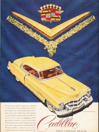 1953 Cadillac Ad "so surprised" ... (model year 1953)