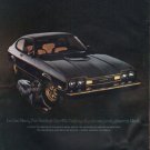 1976 Ford Capri Ad "Le Cat Black" ~ (model year 1976)