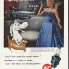 1958 AC Spark Plug Ad "Page-ing all drivers"