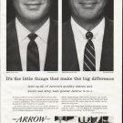 1958 Arrow Shirt Ad "It's the little things"