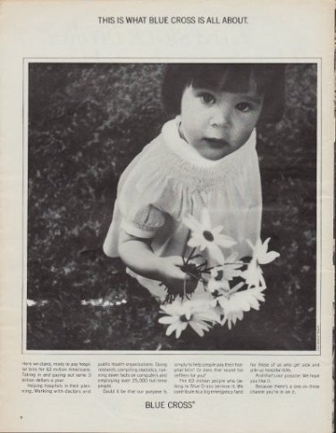 1967 Blue Cross "Here We Stand" Ad