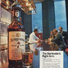 1968 Seagram's Ad "The Bartender's Right Arm."