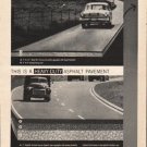 1962 The Asphalt Institute Ad "the road requirement"