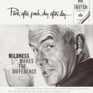 1957 Tareyton Cigarettes Ad "Pack after pack"