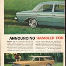 1963 Rambler Ad "The New Shape Of Quality" ~ (model year 1963)