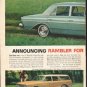 1963 Rambler Ad "The New Shape Of Quality" ~ (model year 1963)