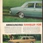 1963 Rambler Ad "The New Shape Of Quality" ~ (model year 1963)