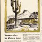 1953 Monsanto Ad "Western colors for Western homes"