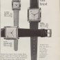 1959 Doxa Grafic Watch Ad "The Face You Can Trust"