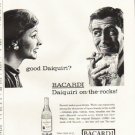 1961 Bacardi Rum Ad "good Daiquiri?"