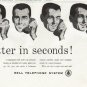 1958 Bell Telephone System Ad "feel 100% better"
