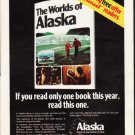 1976 Alaska Travel Ad "The Worlds of Alaska"