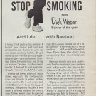 1967 Bantron Ad featuring Pro Bowler Dick Weber