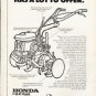 1976 Honda Ad "The Honda Tiller"