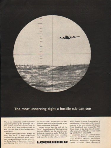 1962 Lockheed Ad "The most unnerving sight"