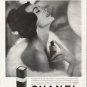 1958 Chanel Cologne Ad "For the first time"