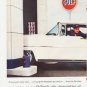 1957 Gulfpride Motor Oil Ad "To keep your engine clean"