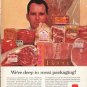 1962 Avisco Ad "We're deep in meat packaging!"